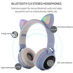 Wireless Cat Ear Bluetooth Headphones