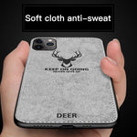 Luxury Fabric/Silicone Hybrid iPhone Protective Case