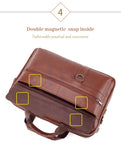 Genuine Leather Business Handbag