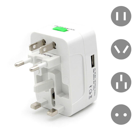 Universal Outlet Adapter with USB