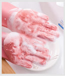 Silicone Scrubber Bristly Gloves