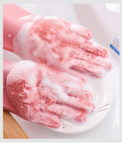 Silicone Scrubber Bristly Gloves