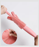 Silicone Scrubber Bristly Gloves