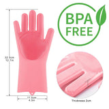 Silicone Scrubber Bristly Gloves