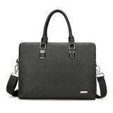 Men's Briefcases Leather Trendy Ploy Bag