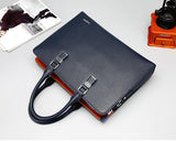 Men's Briefcases Leather Trendy Ploy Bag