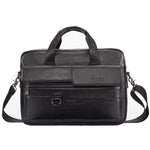 Genuine Leather Business Handbag