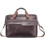 Genuine Leather Business Handbag