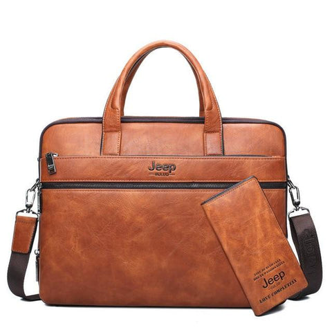 Leather Business Briefcase