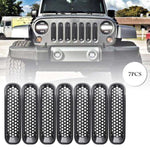 Jeep's Front Insert Mesh Grille Trim Cover